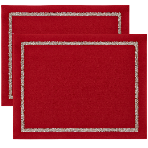 Genoa Woven Linen Stain Resistant Napkin Gray (Pack of 2)