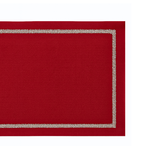 Genoa Woven Linen Stain Resistant Napkin Gray (Pack of 2)