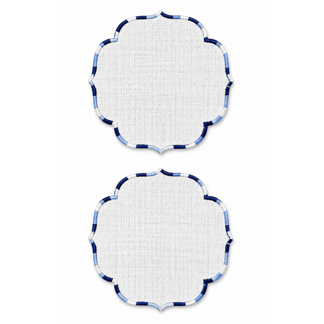 Genoa Stain Resistant Linen Placemat 30x50 cm Green