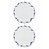 Genoa Stain Resistant Linen Placemat 30x50 cm Green