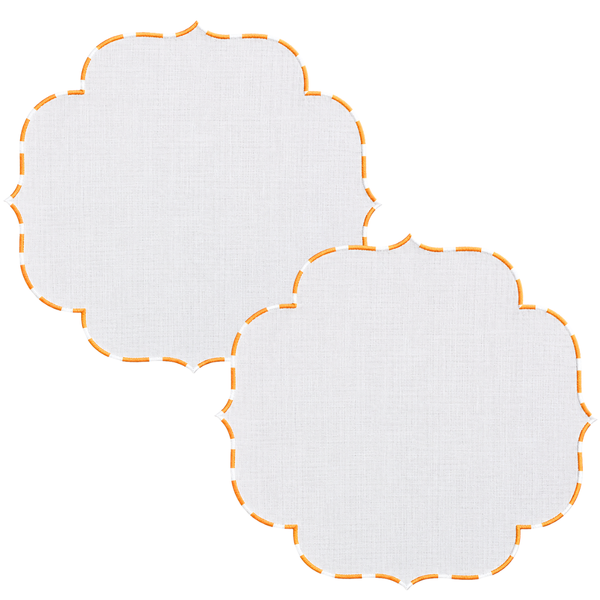 Genoa Stain Resistant Linen Placemat 30x50 cm Green