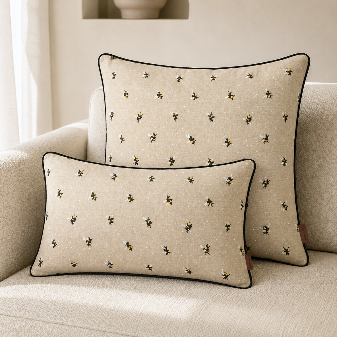 Summer Garden Throw Pillow Cover 45x45 cm
