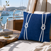 Harbour Premium Kot Nakışlı Kırlent Kılıfı 45x45