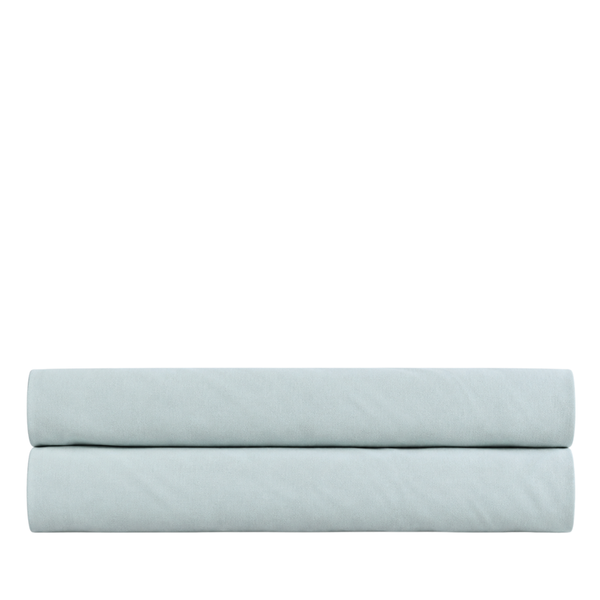Stella 100% Cotton Ranforce Double Elastic Bed Sheet 160x200 cm Light Blue