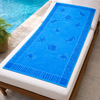 Tree Patterned Beach Towel Green