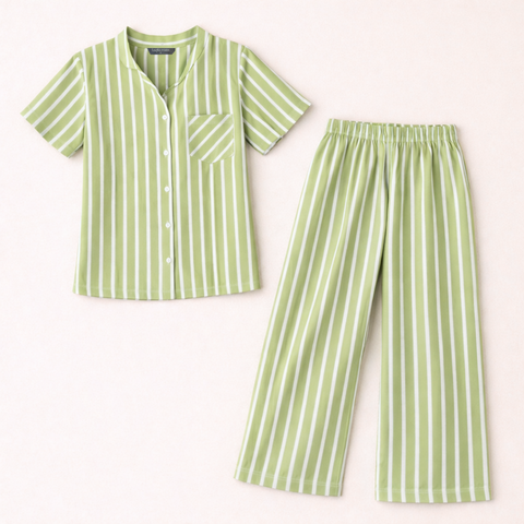 Edan Pamuk Kadın Pijama Takımı Açık Yeşil