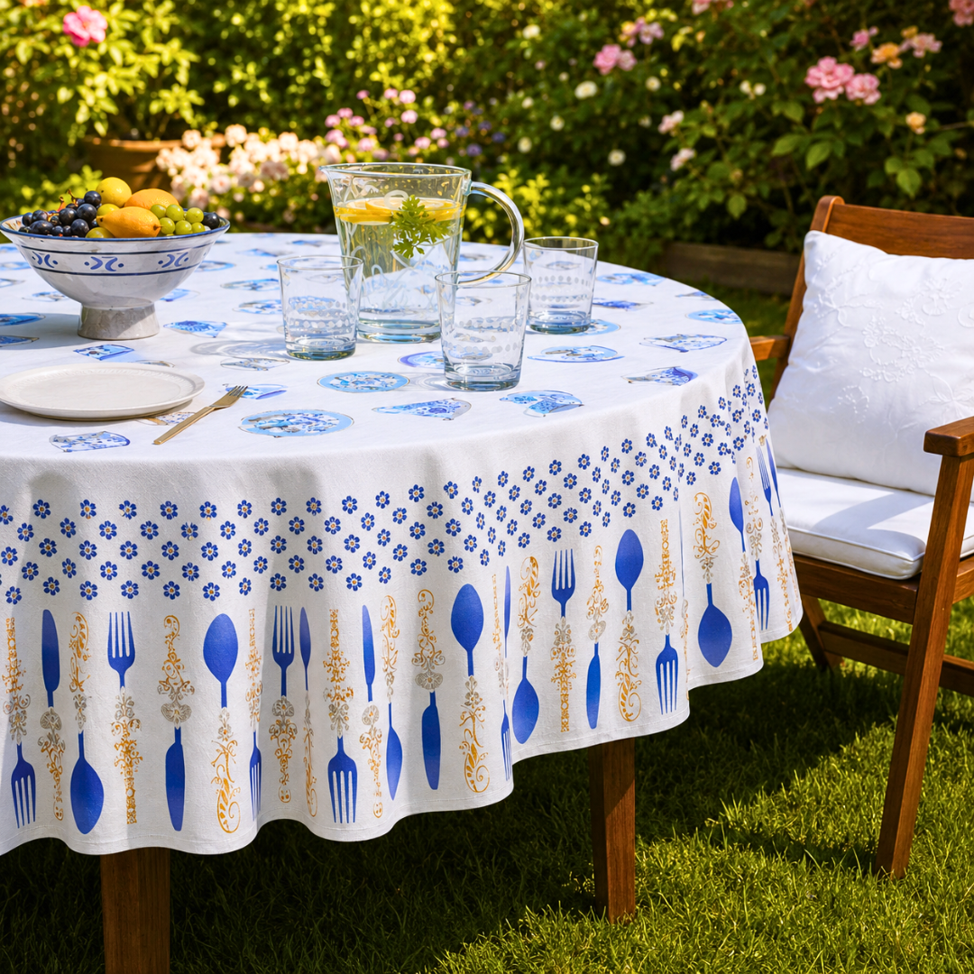Lina Linen Stain Resistant Table Linen Fork - Spoon