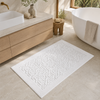 Iona Cotton Bath Mat 80x190 cm White