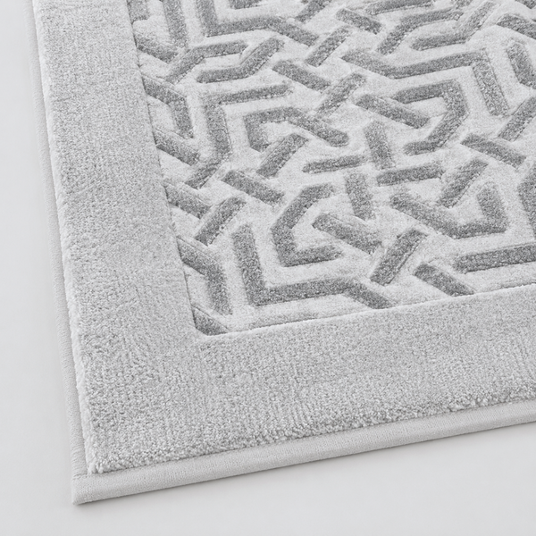 Iona Cotton Bath Mat 80x190 cm White