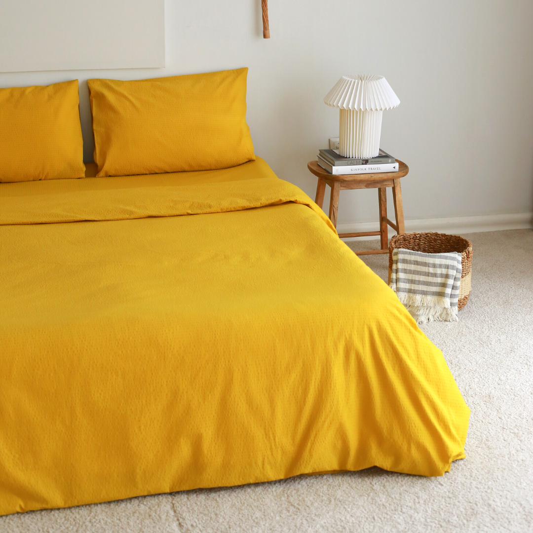Gofre Woven 100% Cotton Double Duvet Cover Set 200x220 cm