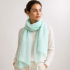 Cyra 100% Cotton Shawl Blue