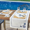 Sea Star Leke Tutmaz Keten Amerikan Servisi 30x50 cm Lacivert (2'li Set)