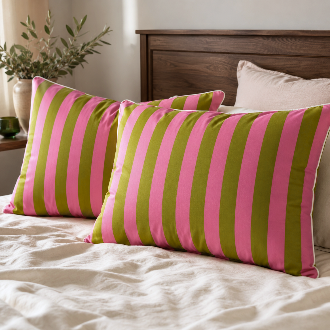 Jardines 100% Cotton Satin Double Pillowcase 50x70 cm Flywheel