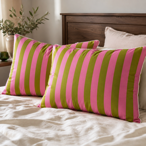 Jardines 100% Cotton Satin Double Pillowcase 50x70 cm Flywheel