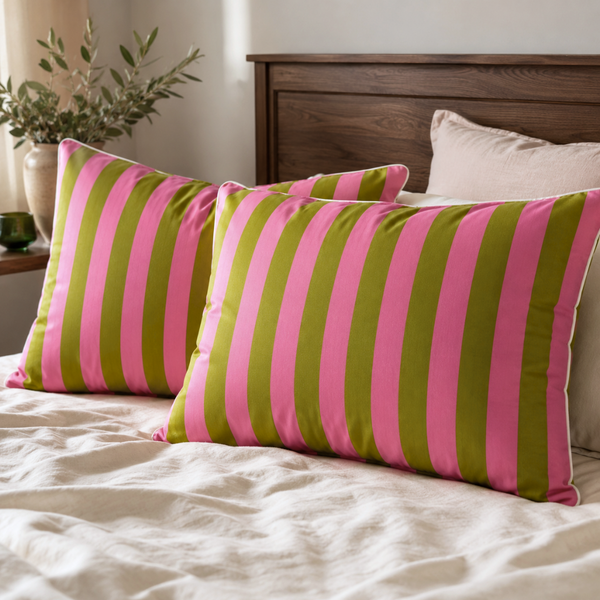 Jardines 100% Cotton Satin Double Pillowcase 50x70 cm Flywheel