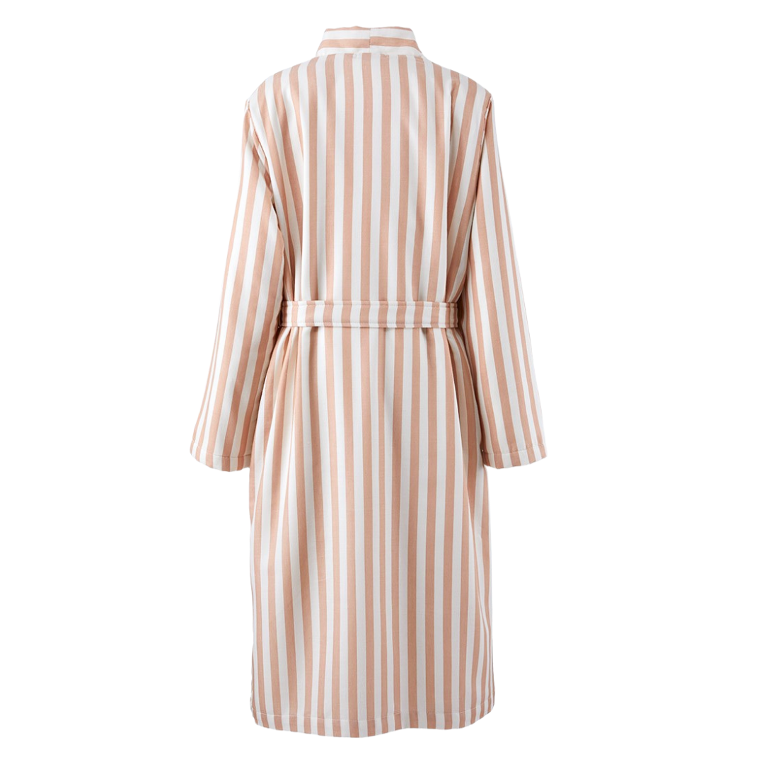 Terra Doubleface Midi Kadın Bornoz/Sabahlık Pudra