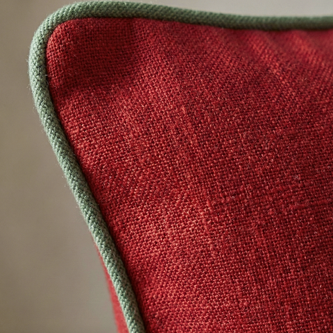 Tartan Plaid Cushion Cover 45x45 cm White