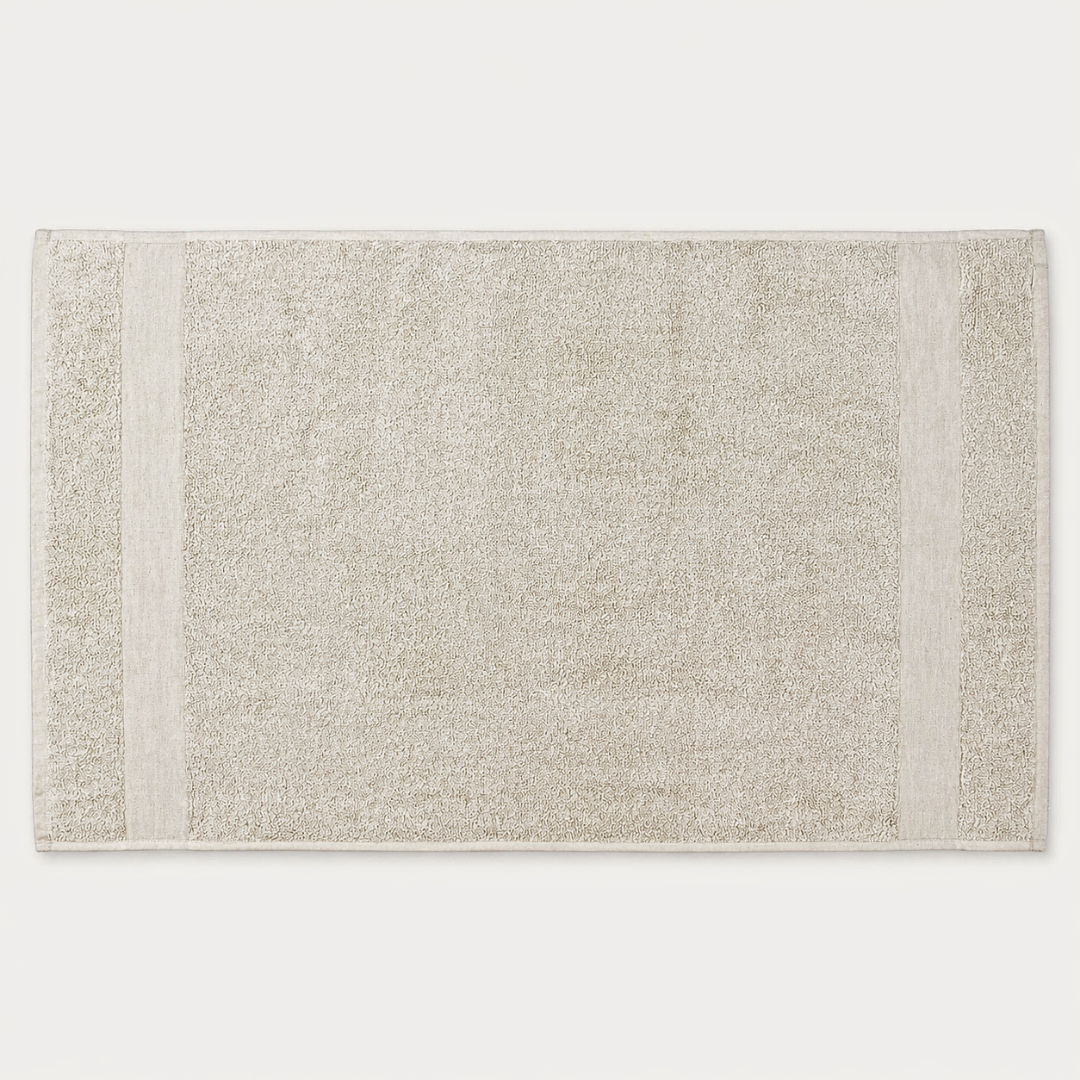 Iona Cotton Bath Mat 80x190 cm White