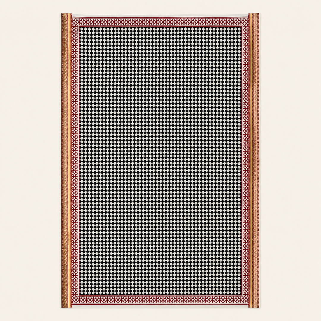 Cyra 100% Cotton Shawl Blue