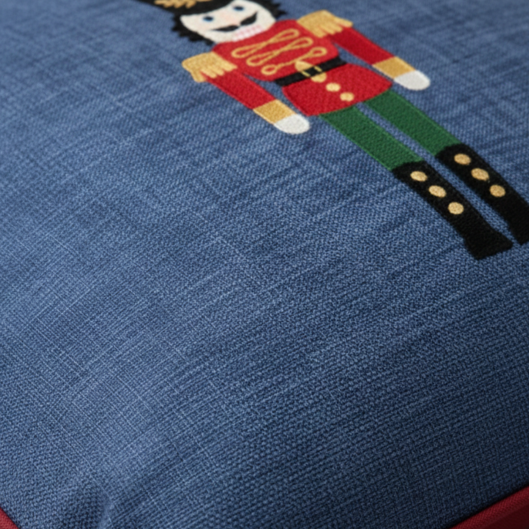 Tartan Plaid Cushion Cover 45x45 cm White