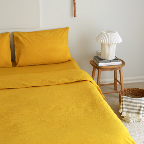 Gofre Woven 100% Cotton Double Duvet Cover Set 200x220 cm