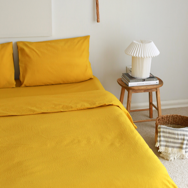 Gofre Woven 100% Cotton Double Duvet Cover Set 200x220 cm