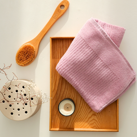 Armona Tasseled Peshkir Face Towel 50x100 cm Blue