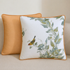 Lunaria Premium Pamuk Saten Kırlent Kılıfı 45x45 cm Mango