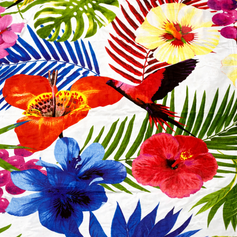 Begonia Cotton Beach Towel