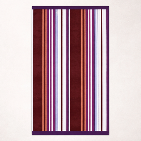 Colorful Striped Beach Towel