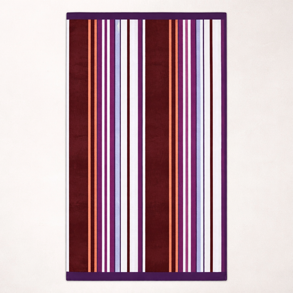 Colorful Striped Beach Towel