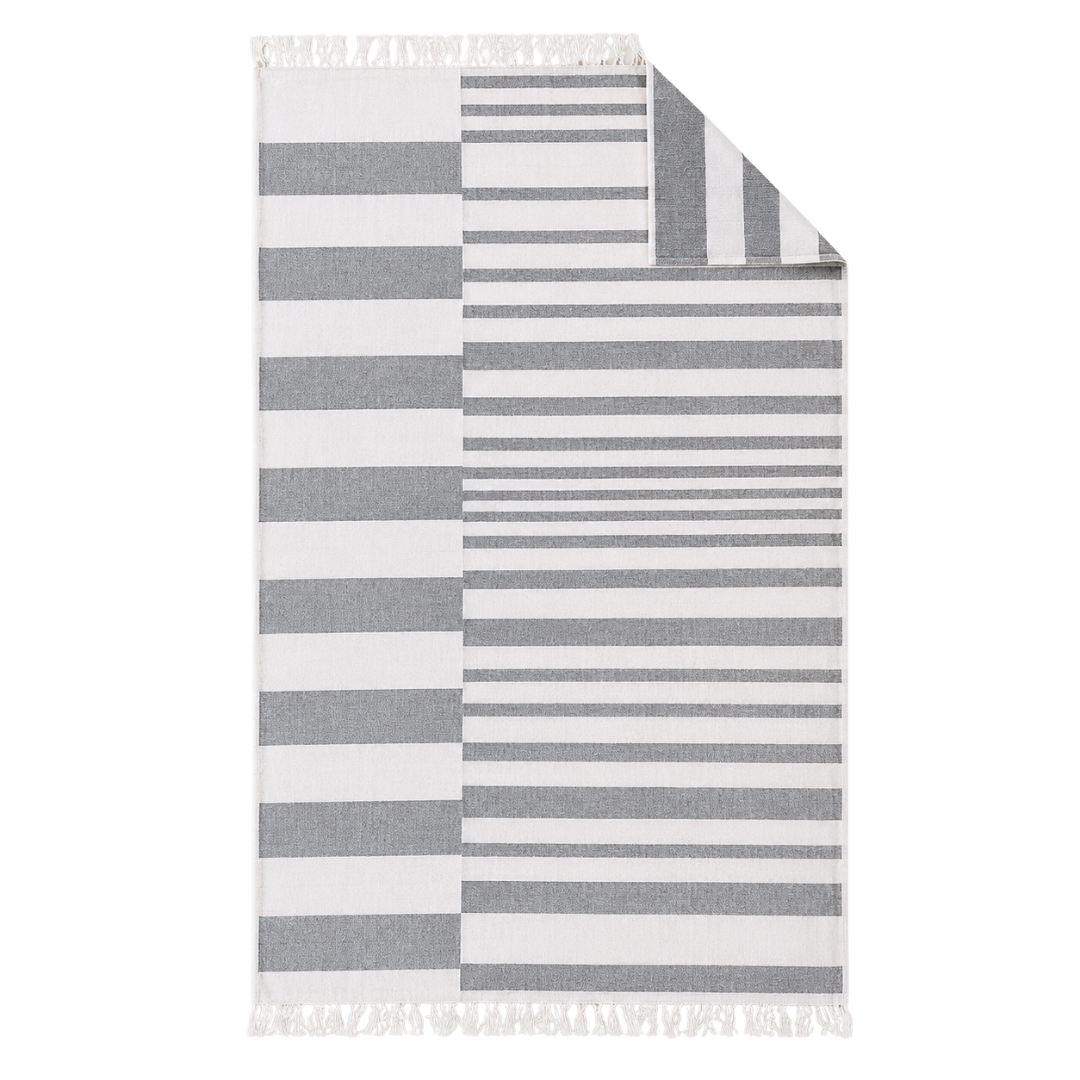 Mendy Throw Cotton Loincloth Yellow-White 100x170 cm