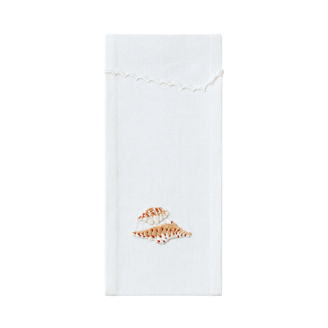 Oyster Nakışlı Pamuk Kaşıklık (2'li Set)