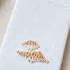 Oyster Nakışlı Pamuk Kaşıklık (2'li Set)