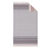 Stripe Throw Cotton Loincloth Smoked-White 100x170 cm