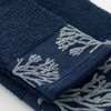 Fish Cotton Face Towel 50x90 cm Blue