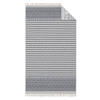 Stripe Throw Cotton Loincloth Smoked-White 100x170 cm