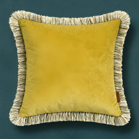 Honey Kenar Detaylı Kadife Kırlent 45x45 cm