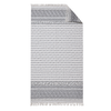Stripe Throw Cotton Loincloth Smoked-White 100x170 cm