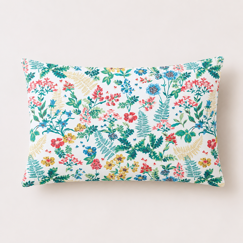 Summer Garden Throw Pillow Cover 45x45 cm