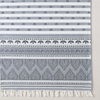 Stripe Throw Cotton Loincloth Smoked-White 100x170 cm