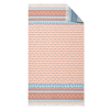 Stripe Throw Cotton Loincloth Smoked-White 100x170 cm