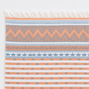 Stripe Throw Cotton Loincloth Smoked-White 100x170 cm