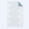 Stripe Throw Cotton Loincloth Smoked-White 100x170 cm