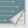 Stripe Throw Cotton Loincloth Smoked-White 100x170 cm