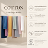 Stella 100% Cotton Ranforce Double Flat Sheet 240x260 cm White