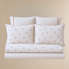 Roseberry Nakışlı Organik Pamuk Çift Kişilik Nevresim Takımı 200x220 cm