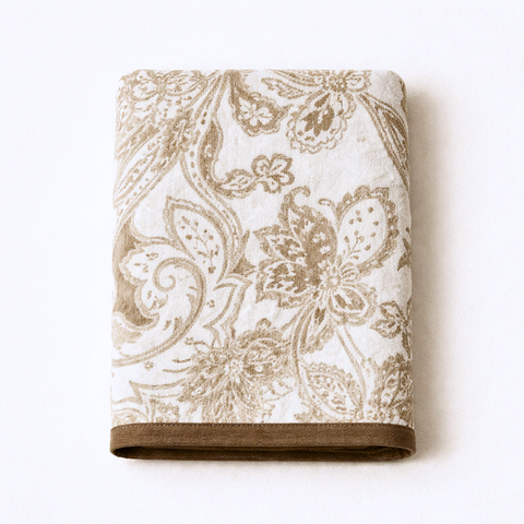 Antibes 2 Pcs 100% Cotton Towel Set Cream