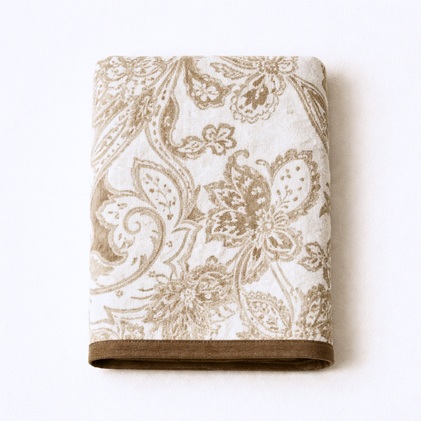 Antibes 2 Pcs 100% Cotton Towel Set Cream