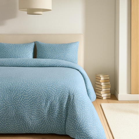 Sardines 100% Cotton Double Duvet Cover Set 200x220 cm